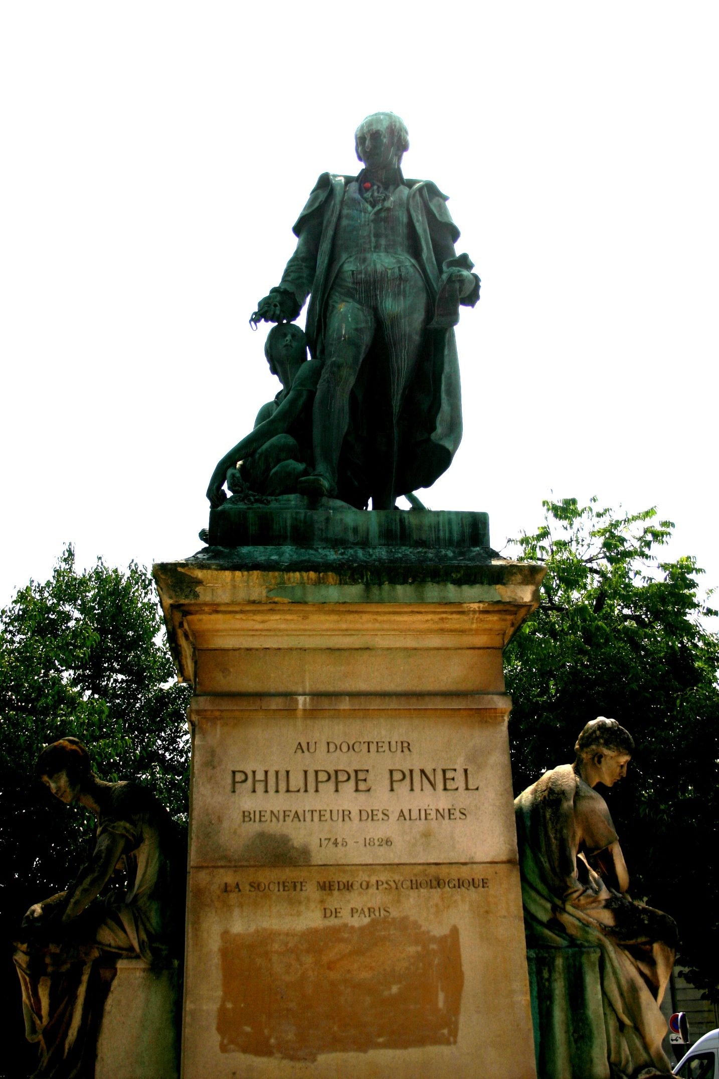 Philippe Pinel's monument, Hopital de la Salpetriere, Paris - 02.JPG